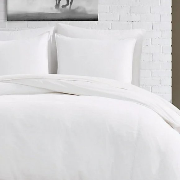 Frye White Denim Comforter Set - Picture 2 of 5